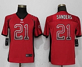 Youth Nike 49ers 21 Deion Sanders Red Drift Fashion Jersey